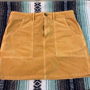 CORDUROY MINI SKIRT